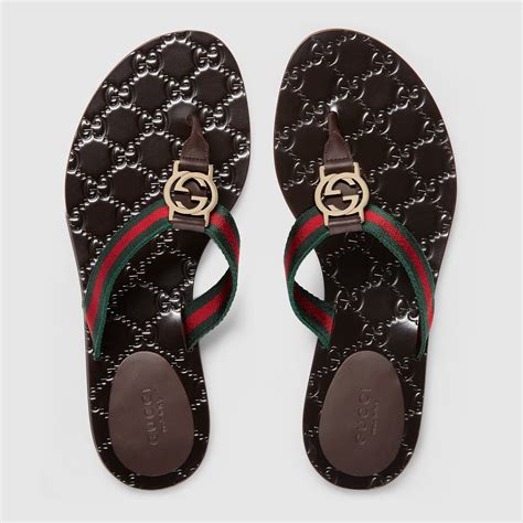 gucci thong slippers women|gucci designer fluffy slippers.